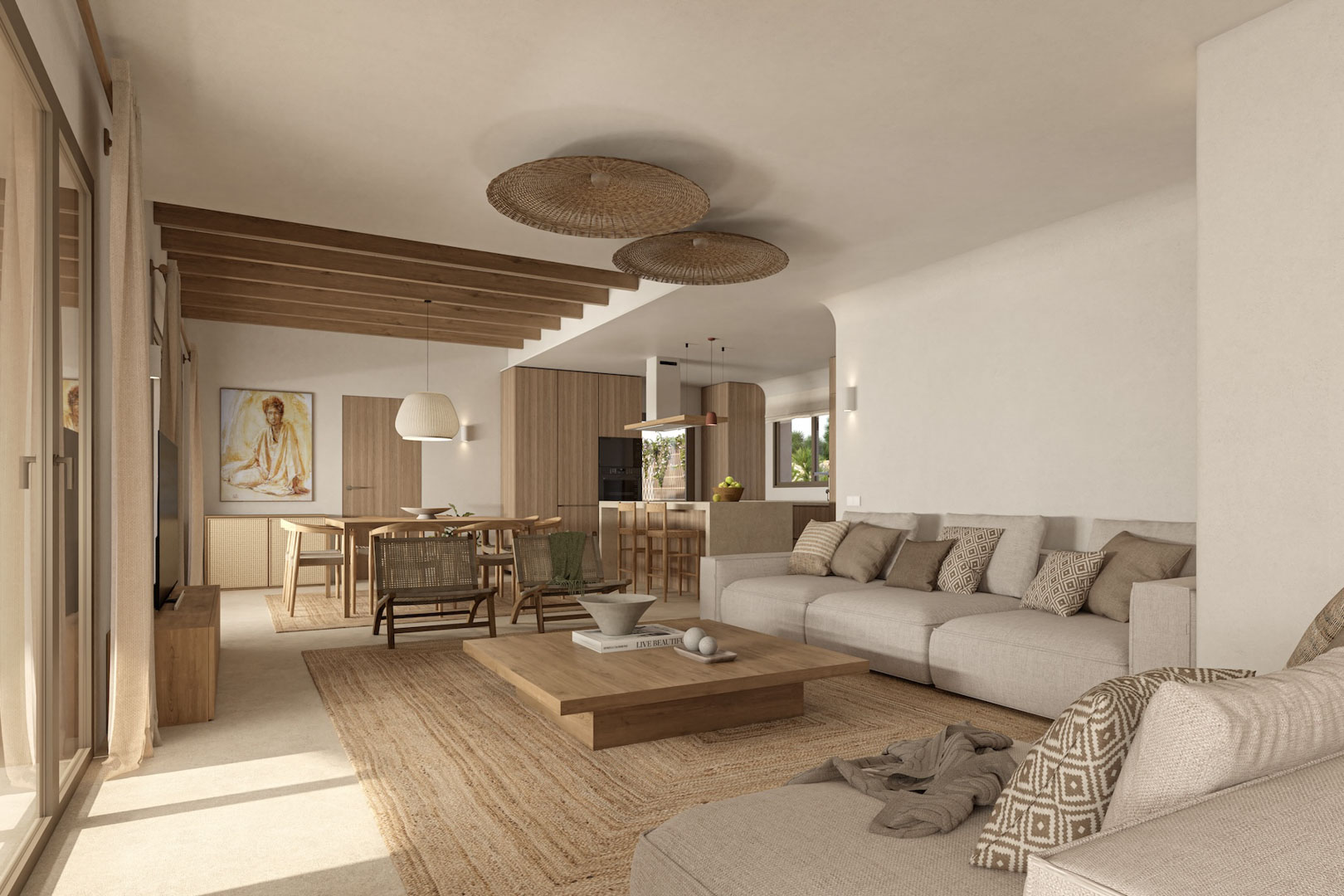 8318BEN Villa avec projet de rénovation et vue sur mer à vendre à Benissa.