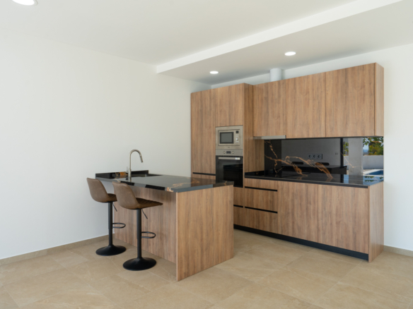 4644BEN New-build villa with sea view on a flat plot of 1715 m2 for sale in La Fustera, Benissa