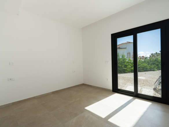 4644BEN New-build villa with sea view on a flat plot of 1715 m2 for sale in La Fustera, Benissa
