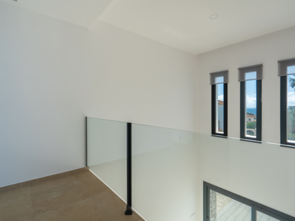 4644BEN New-build villa with sea view on a flat plot of 1715 m2 for sale in La Fustera, Benissa