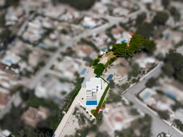 4644BEN New-build villa with sea view on a flat plot of 1715 m2 for sale in La Fustera, Benissa