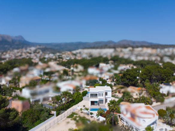 4644BEN New-build villa with sea view on a flat plot of 1715 m2 for sale in La Fustera, Benissa