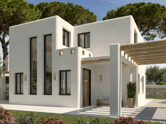 OFF7109PED Villa contemporaine neuve avec vue à vendre à Pedreguer