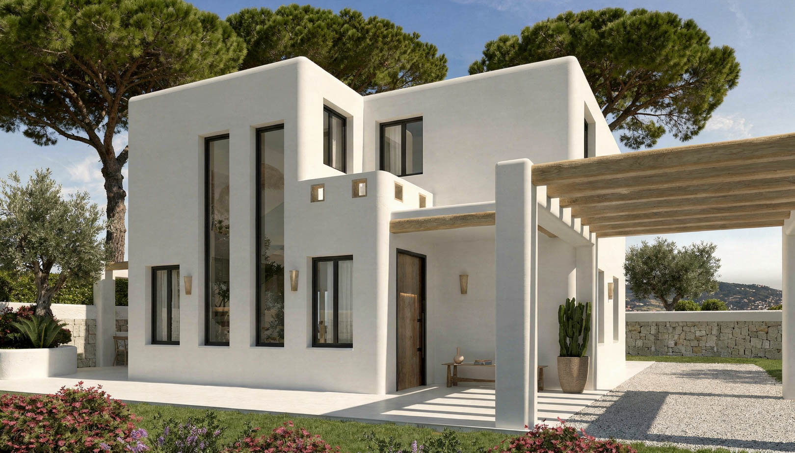 OFF7109PED Villa contemporaine neuve avec vue à vendre à Pedreguer