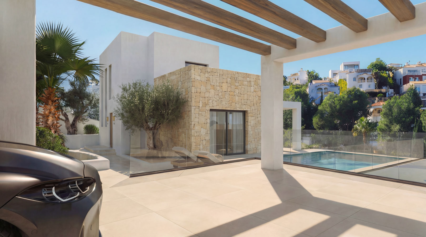 OFF7110PED New Build Villa with Panoramic Views for Sale in Monte Solana, Pedreguer