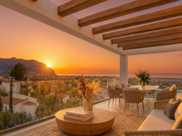 OFF7110PED New Build Villa with Panoramic Views for Sale in Monte Solana, Pedreguer