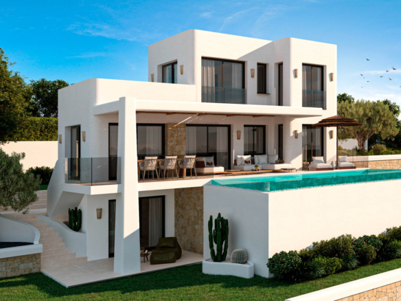 OFF7113PED Modern New Build Villa with Panoramic Views for Sale in Monte Solana, Pedreguer