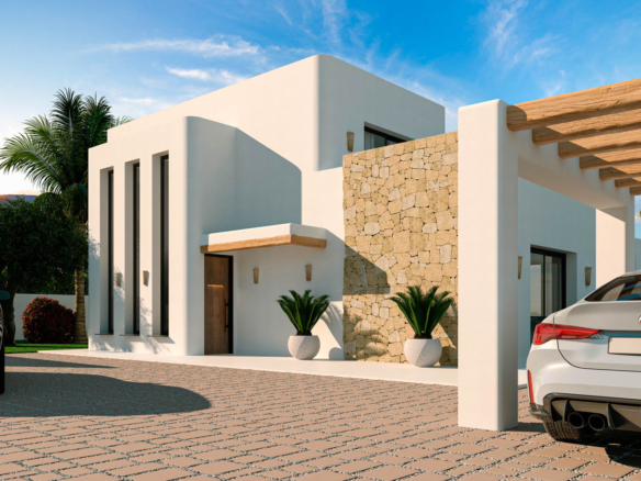 OFF7113PED Modern New Build Villa with Panoramic Views for Sale in Monte Solana, Pedreguer