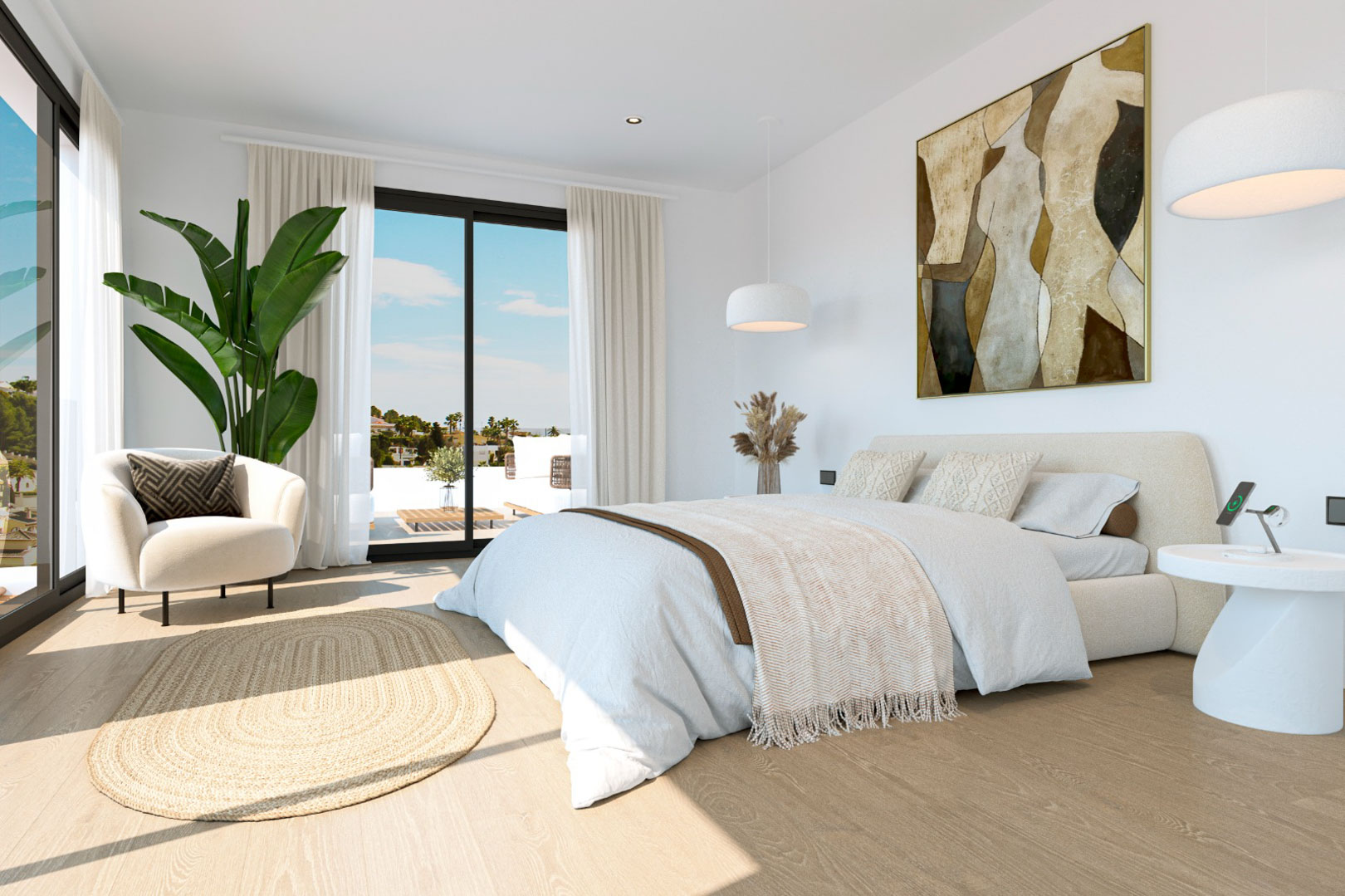 OFF7113PED Modern New Build Villa with Panoramic Views for Sale in Monte Solana, Pedreguer