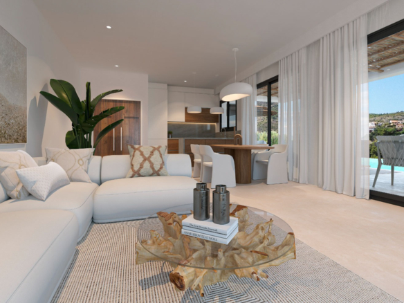 OFF7113PED Modern New Build Villa with Panoramic Views for Sale in Monte Solana, Pedreguer