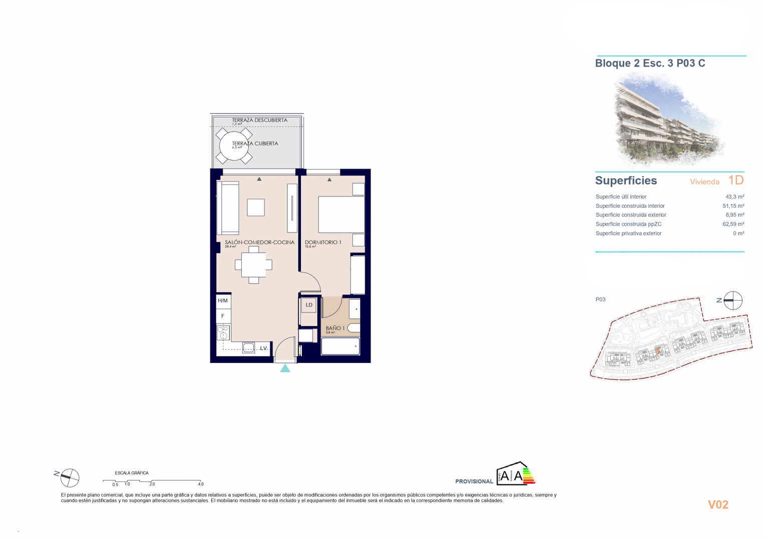 OFFC3XY7115VER Contemporary Apartment in a High-End Residential Community near the Sea in El Verger