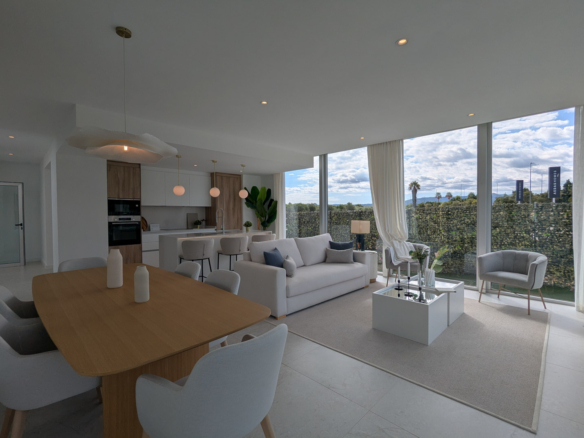 OFFC3XY7115VER Contemporary Apartment in a High-End Residential Community near the Sea in El Verger