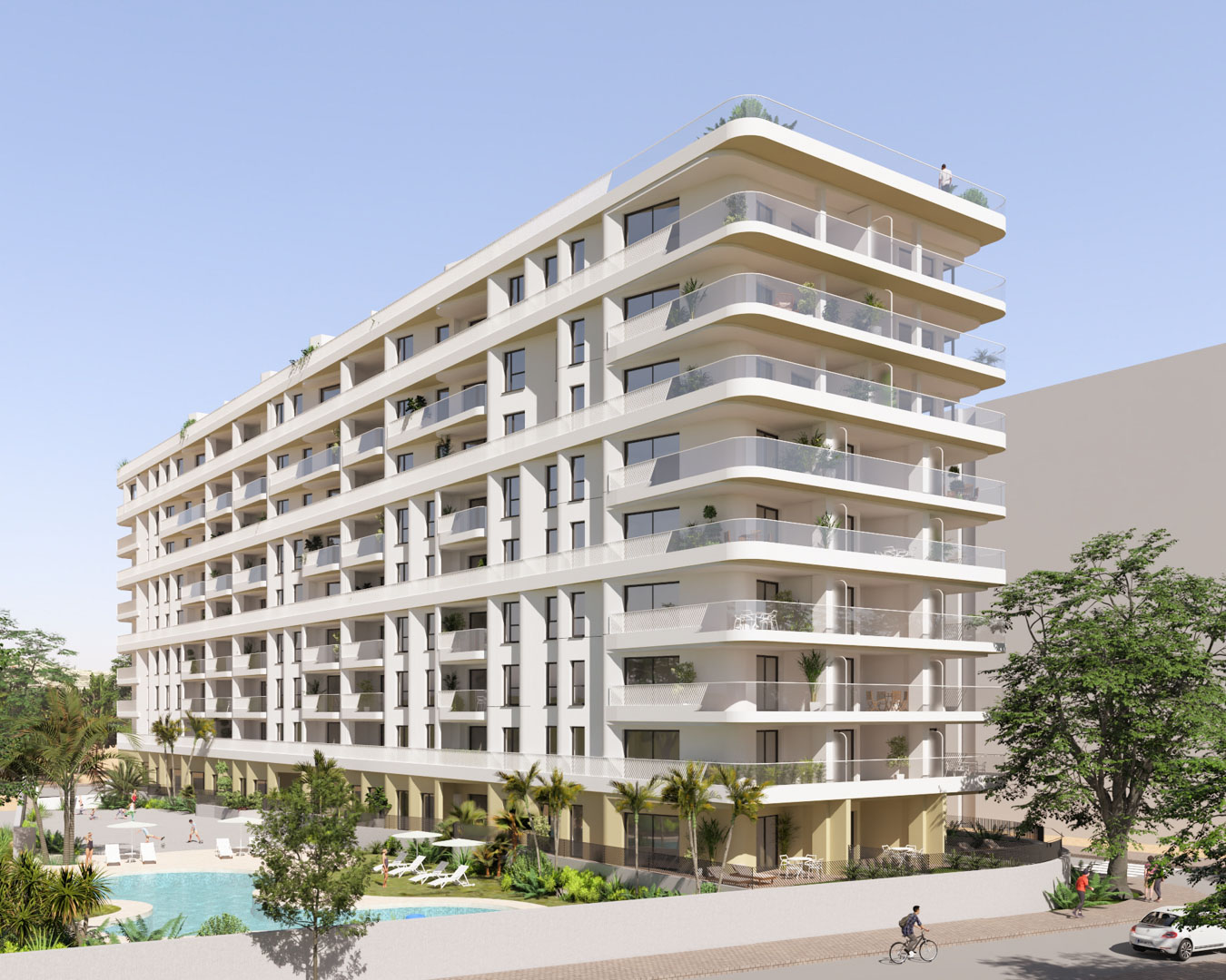 OFF7117VIL Modern New Build Apartment with Sea Views for Sale in Villajoyosa