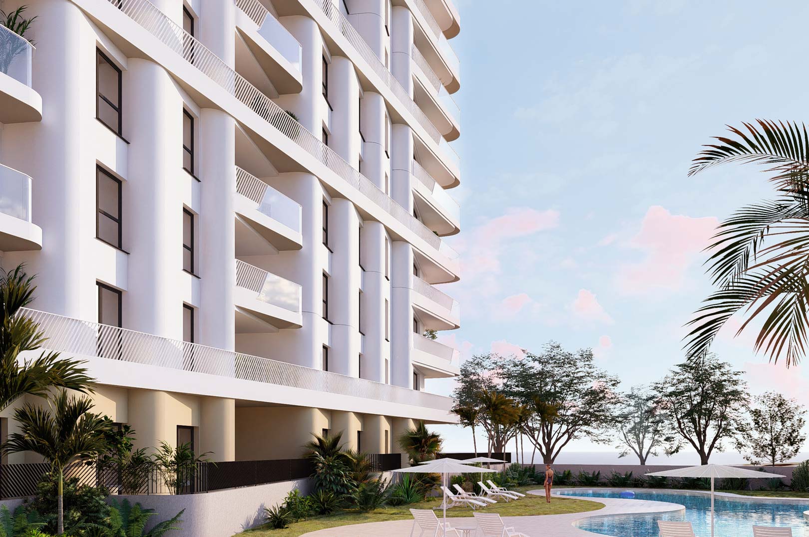 OFF7117VIL Modern New Build Apartment with Sea Views for Sale in Villajoyosa
