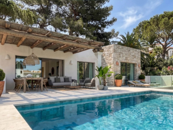 OFF7118PED Ibiza-Style New Build Villa with Panoramic Views in Pedreguer
