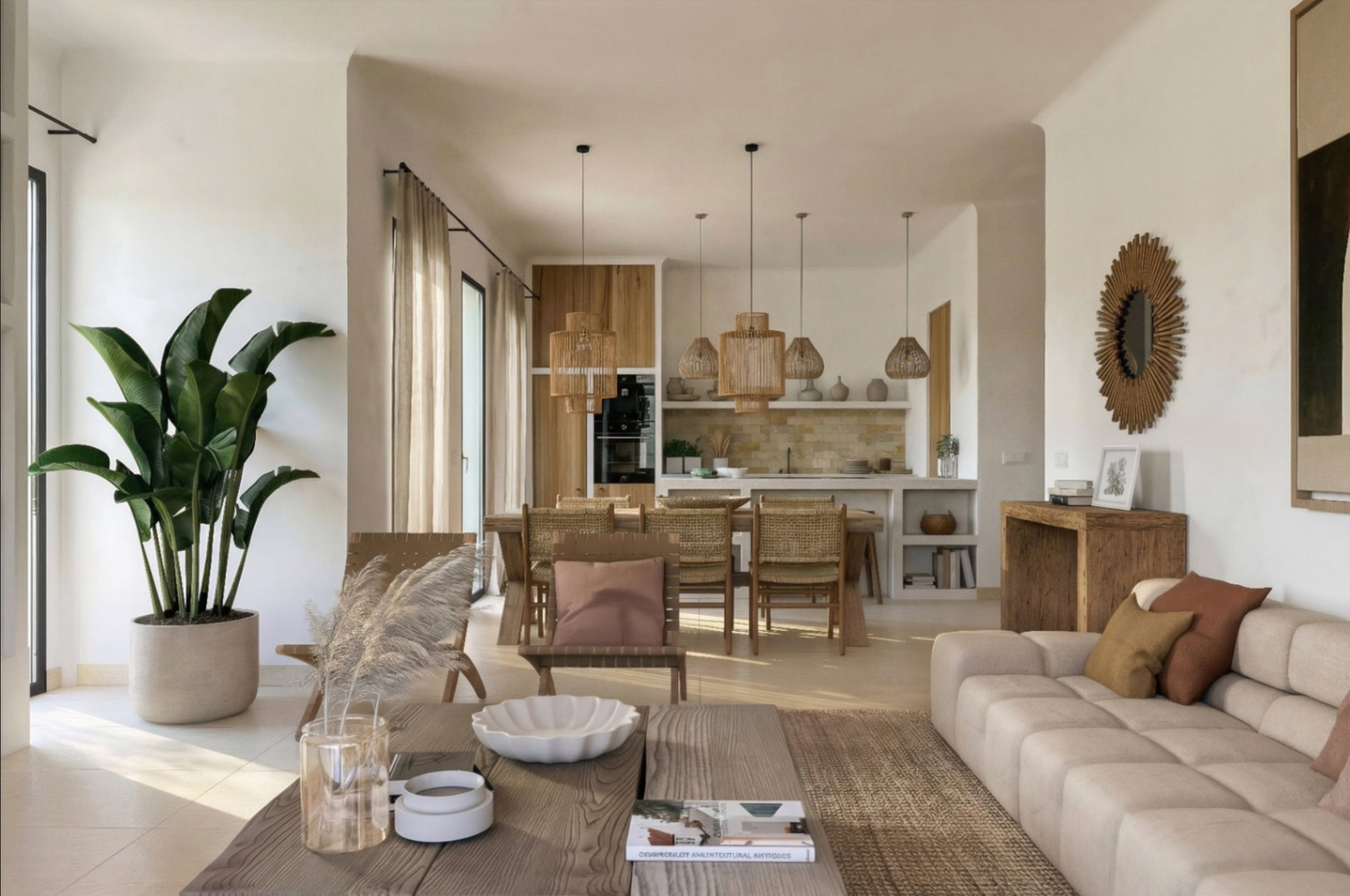 OFF7118PED Ibiza-Style New Build Villa with Panoramic Views in Pedreguer