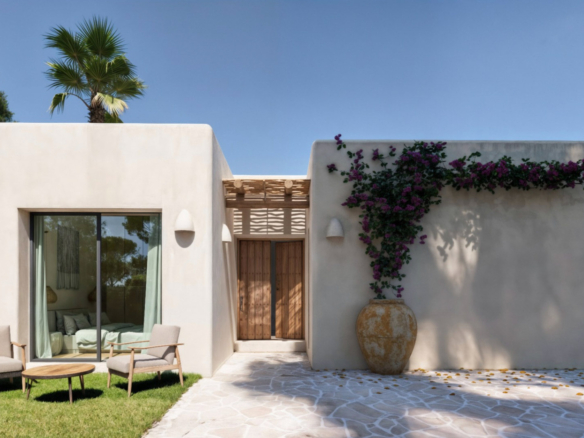 OFF7118PED Ibiza-Style New Build Villa with Panoramic Views in Pedreguer