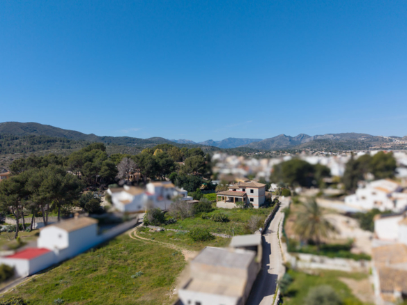 9009GAT Traditional Mediterranean style house to be finished for sale in Gata de Gorgos.