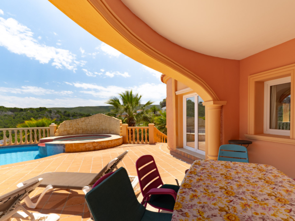 4650JAV Villa traditionnelle avec vue sur mer à vendre à Tosalet 5, Jávea