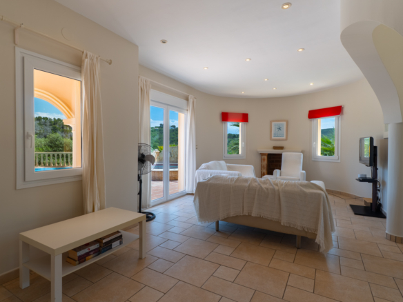 4650JAV Villa traditionnelle avec vue sur mer à vendre à Tosalet 5, Jávea