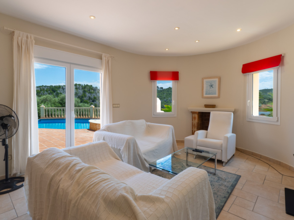 4650JAV Villa traditionnelle avec vue sur mer à vendre à Tosalet 5, Jávea
