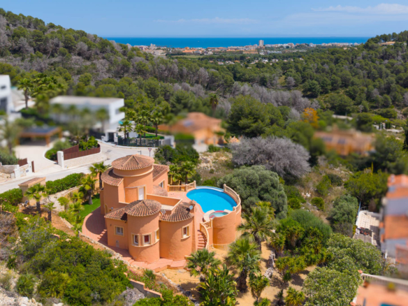 4650JAV Villa traditionnelle avec vue sur mer à vendre à Tosalet 5, Jávea