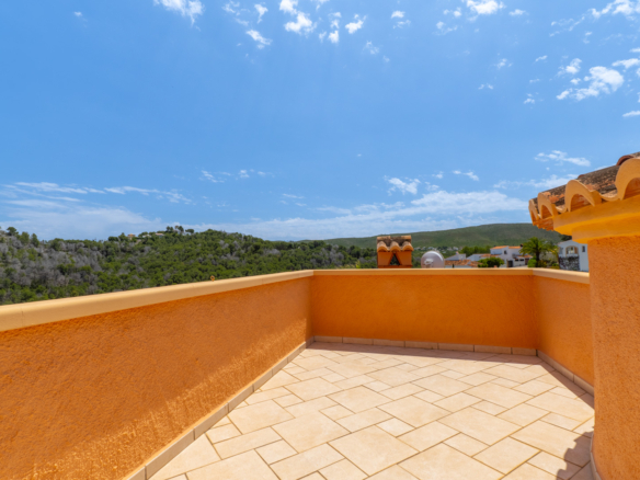 4650JAV Villa traditionnelle avec vue sur mer à vendre à Tosalet 5, Jávea