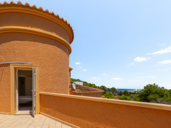4650JAV Villa traditionnelle avec vue sur mer à vendre à Tosalet 5, Jávea