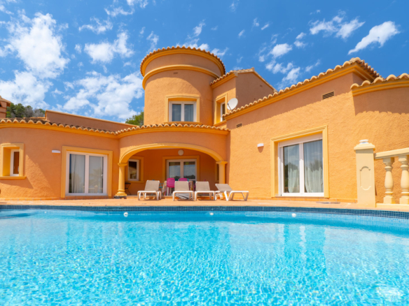 4650JAV Villa traditionnelle avec vue sur mer à vendre à Tosalet 5, Jávea