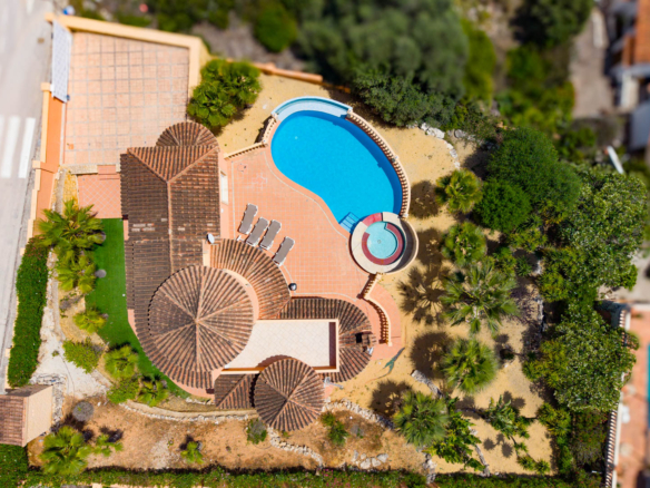 4650JAV Villa traditionnelle avec vue sur mer à vendre à Tosalet 5, Jávea