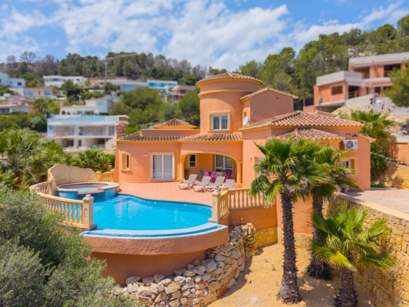 4650JAV Villa traditionnelle avec vue sur mer à vendre à Tosalet 5, Jávea
