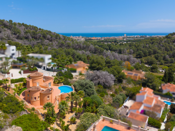 4650JAV Villa traditionnelle avec vue sur mer à vendre à Tosalet 5, Jávea