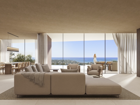 4652BEN Projet de villa de luxe avec vue panoramique sur la mer, à vendre à Benissa.