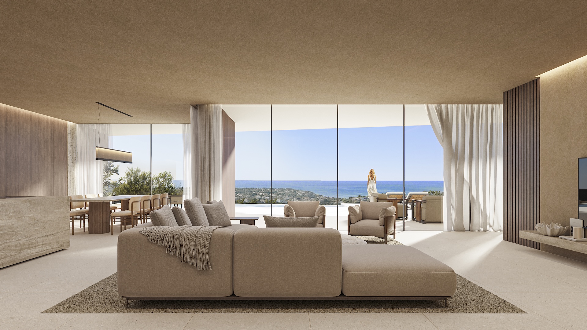 4652BEN Projet de villa de luxe avec vue panoramique sur la mer, à vendre à Benissa.