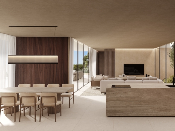 4652BEN Projet de villa de luxe avec vue panoramique sur la mer, à vendre à Benissa.