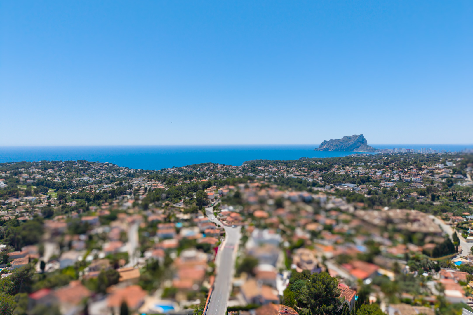 4652BEN Projet de villa de luxe avec vue panoramique sur la mer, à vendre à Benissa.