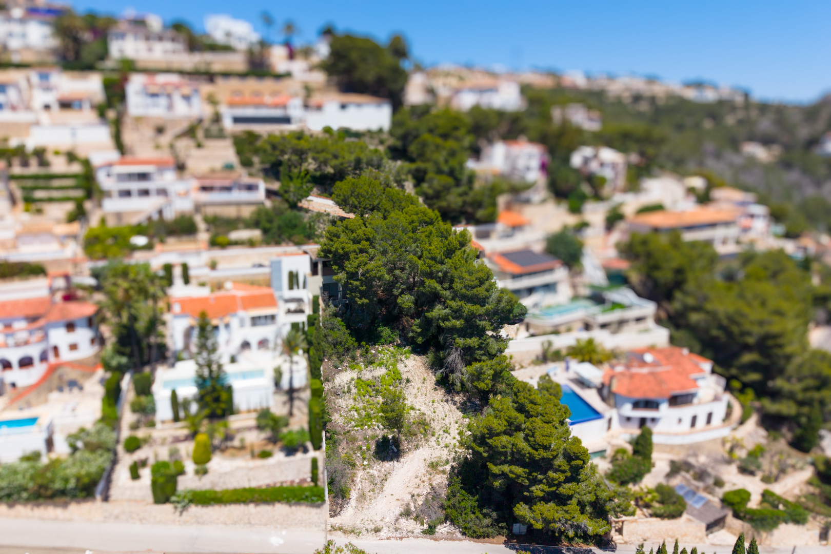 4652BEN Projet de villa de luxe avec vue panoramique sur la mer, à vendre à Benissa.