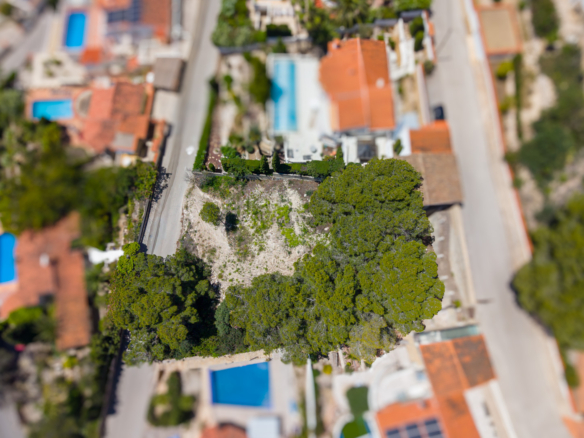 4652BEN Projet de villa de luxe avec vue panoramique sur la mer, à vendre à Benissa.