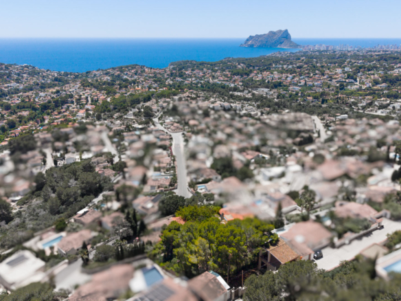 4652BEN Projet de villa de luxe avec vue panoramique sur la mer, à vendre à Benissa.