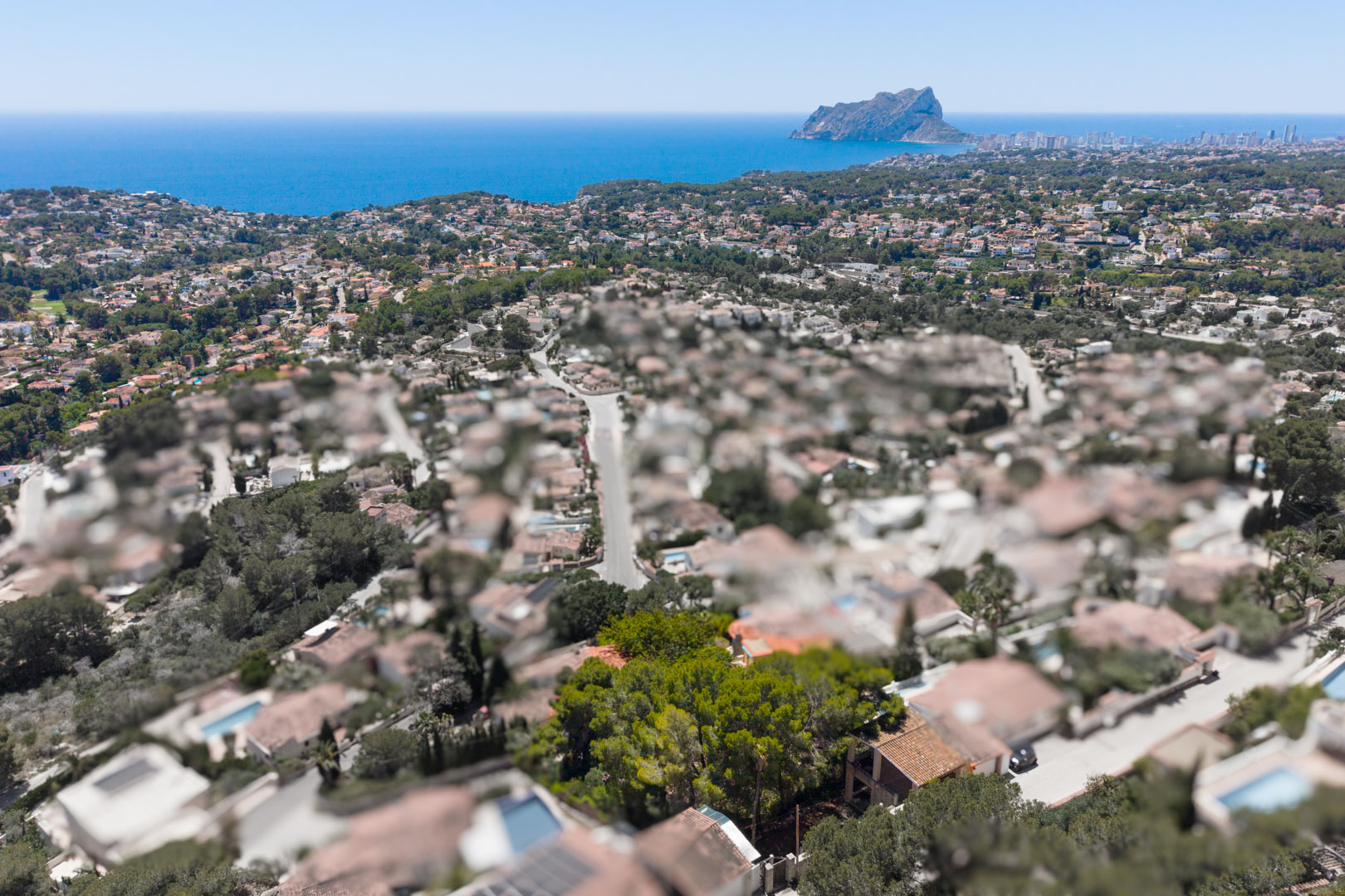 4652BEN Projet de villa de luxe avec vue panoramique sur la mer, à vendre à Benissa.