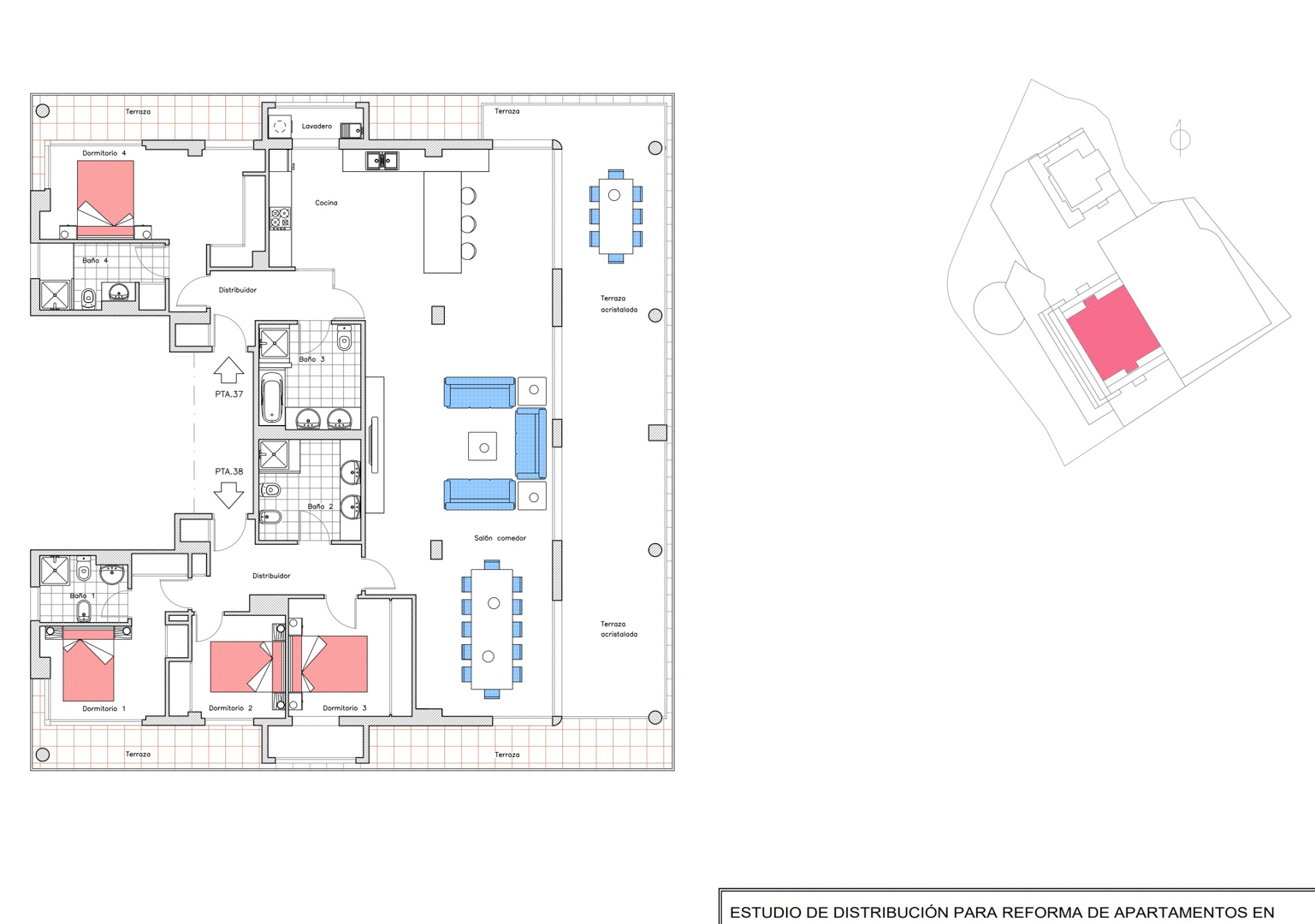 C4XY4657CAL - C4XY45657CAL Two adjacent first-line penthouses with panoramic sea views and the possibility of unification for sale in Calpe