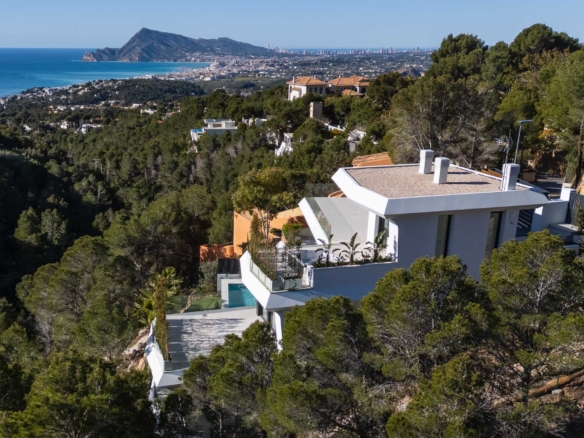 8334ALT Villa moderne avec vue sur mer à vendre à Altea.