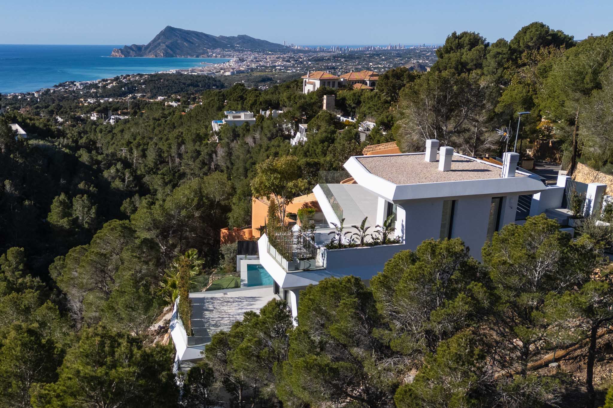 8334ALT Villa moderne avec vue sur mer à vendre à Altea.