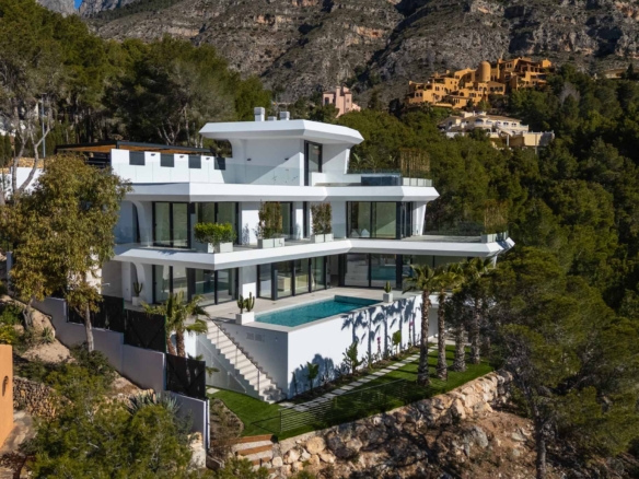 8334ALT Villa moderne avec vue sur mer à vendre à Altea.