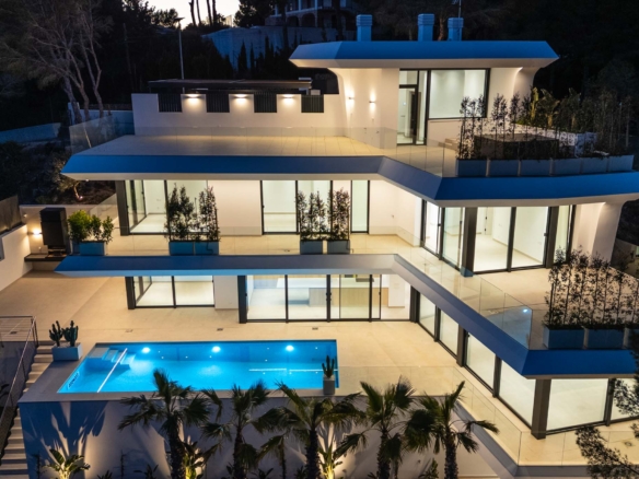8334ALT Villa moderne avec vue sur mer à vendre à Altea.