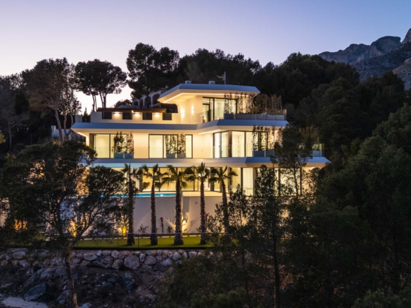 8334ALT Villa moderne avec vue sur mer à vendre à Altea.