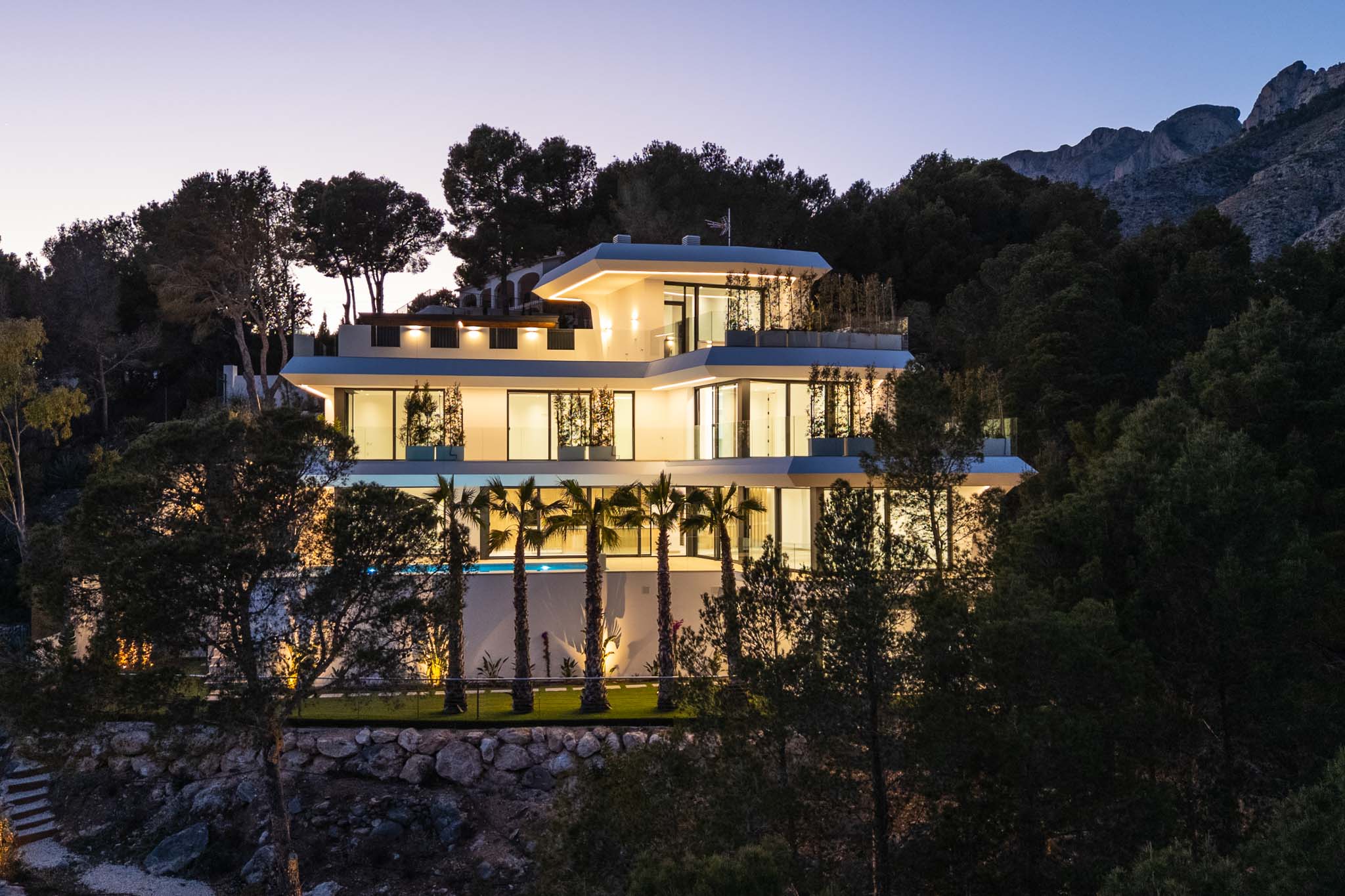 8334ALT Villa moderne avec vue sur mer à vendre à Altea.