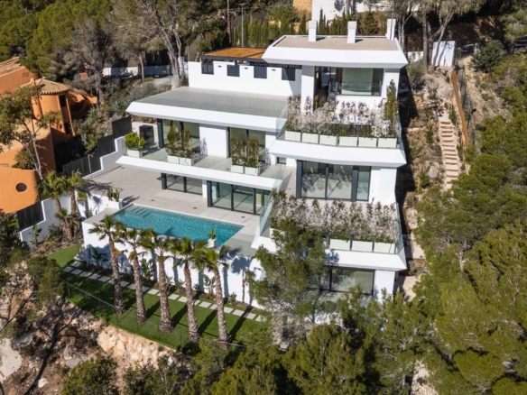 8334ALT Villa moderne avec vue sur mer à vendre à Altea.